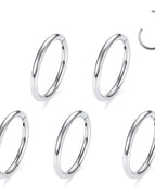 5PCS-Silver / 20G(0.8mm-Dia.8mm)