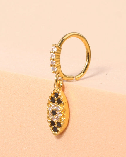 Nose Rings Hoop for Women Men Body Piercing Jewelry Cartilage Earring Nose Dangling CZ Cross Crown Starfish Dangle Nose Ring