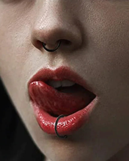 1/2pcs Nose Ring Clips Septum Ring Hoop Cartilage Tragus Helix Small Piercing Nose Rings  For Women Body Jewelry Accessories
