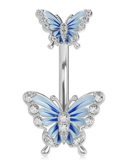 1PCS Bat Belly Button Piercing Jewelry 14G Claw Belly Ring Body Piercing Bee Navel Piercing Heart Belly Bars Piercings Ombligo