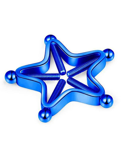 ● 1Pc Stainless Steel Adjustable Nipple Rings For Women, Star Shaped Clip On Nipple Ring Fake Nipple Piercing Jewelry