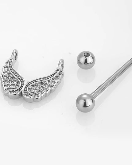 1PC Stainless Steel Matte Nipple Piercing 14G Nipple Ring Body Jewelry Bulk Tongue Piercing Lot Nipple Piercing Bar Pack
