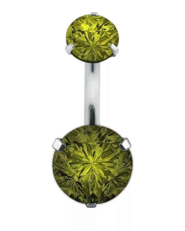 2023 Zircon Belly Button Rings for Women Girls Sexy Piercing Navel Ring Bar Drop Dangle Belly Navel Rings Ashion Body Jewelry