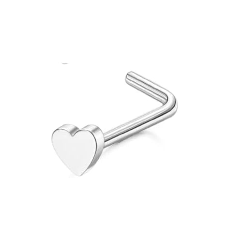Bobisty 1Pc Nose Rings for Women Men Surgical Stainless Steel Retainer Clear Nose Rings Hoops Cartilage Tragus Piercing Jewelry