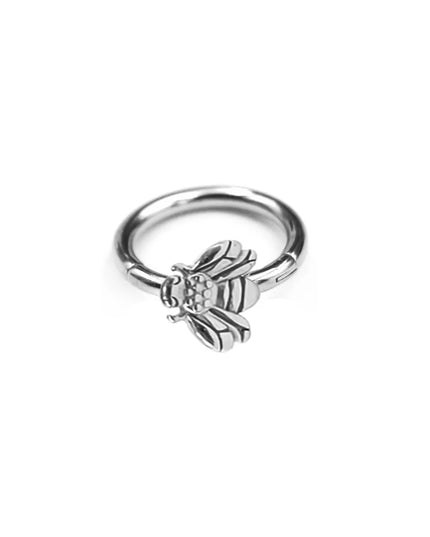 Conch Piercing Bee Earring Tragus Helix Cartilage Nose Ring 316L Stainless Steel Clicker  Body  Daith Piercing Jewelry For Women
