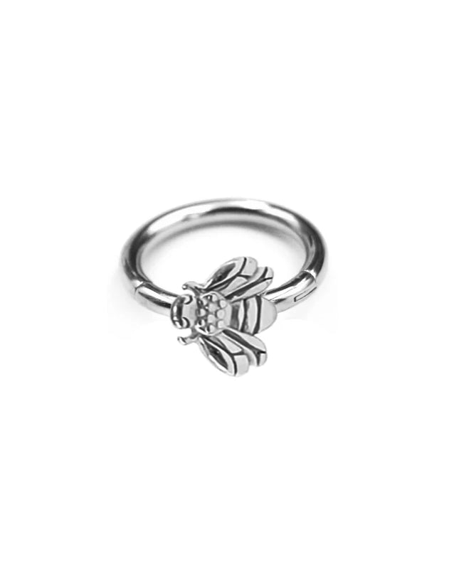 Conch Piercing Bee Earring Tragus Helix Cartilage Nose Ring 316L Stainless Steel Clicker  Body  Daith Piercing Jewelry For Women