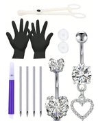 2 / Navel & Bell Button Rings / body|Curved barbell
