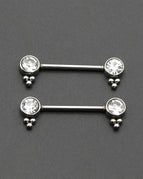 Crystal Nipple / Nipple Rings / Surface and Dermal