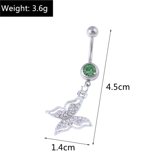 Cute Christmas Tree Belly Button Rings for Women Sexy Piercing Body Jewelry Navel Rings Girls Party Festival Jewelry Gifts