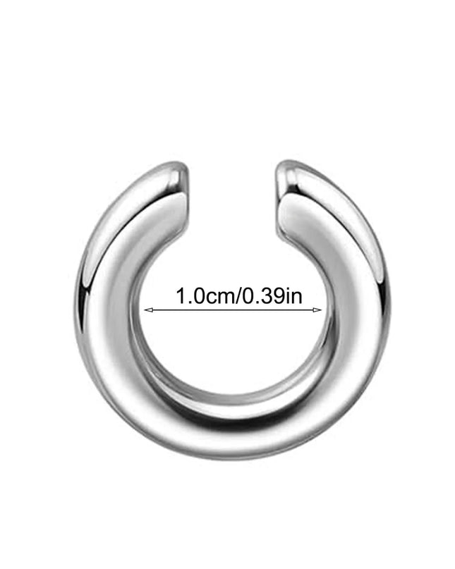 1pc Exaggerated c-Shaped Non-Piercing Nose Ring Fake Piercing Non-Piercing Ear Bone Clips For Men Ear Cuff Earrings
