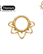Pvd Gold / Nose Rings & Studs / 16G 1.2x8mm