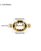 1PC 3 / Nipple Rings / body|Geometric
