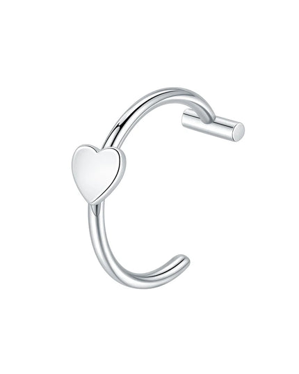 1PC Stainless Steel Fake Nose Ring Hoop Septum Rings Non-Pierced C Clip Lip Ring Earring Fake Nose Piercings Women Body Jewelry