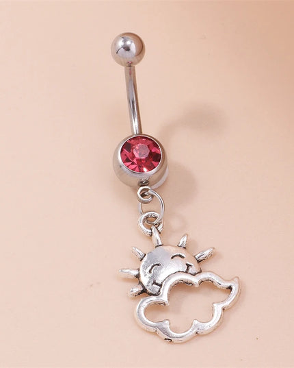 Cute Christmas Tree Belly Button Rings for Women Sexy Piercing Body Jewelry Navel Rings Girls Party Festival Jewelry Gifts