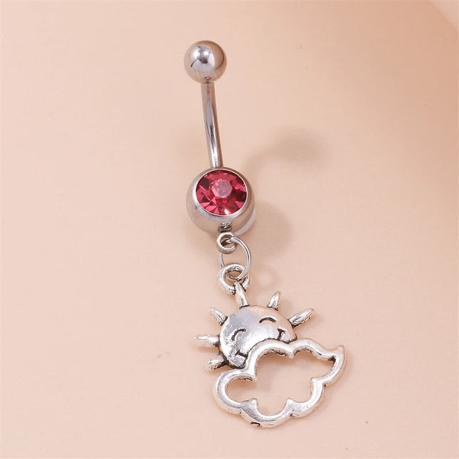 Cute Christmas Tree Belly Button Rings for Women Sexy Piercing Body Jewelry Navel Rings Girls Party Festival Jewelry Gifts