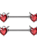 1Pair 12 / Nipple Rings / body|Geometric
