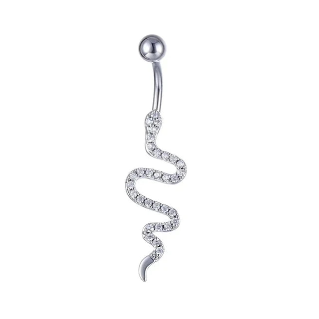 1PCS Bat Belly Button Piercing Jewelry 14G Claw Belly Ring Body Piercing Bee Navel Piercing Heart Belly Bars Piercings Ombligo