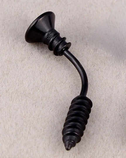 Tidal Current Personality Stainless Steel Screw Belly Button Rings Belly Button Piercing Belly Piercing Jewelry For Women