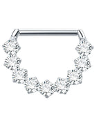 A-Silver Color / Nipple Rings / 14G 1.6x14mm|body