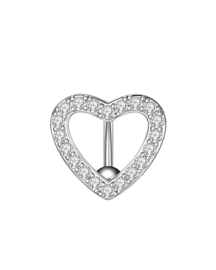 1PCS Butterfly Belly Button Piercing Jewelry 14G Heart Belly Ring Body Piercing Bee Navel Piercing Belly Bars Piercing Ombligo