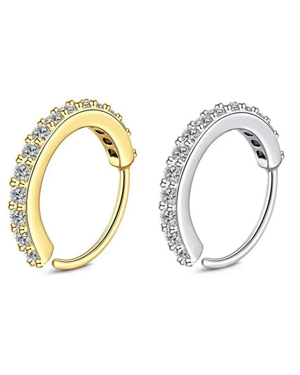 1/2/3pcs Fake Nose Ring For Women Stainless Steel Round Cartilage Tragus Helix Ear Nose Piercing Falso Nariz Body Jewelry