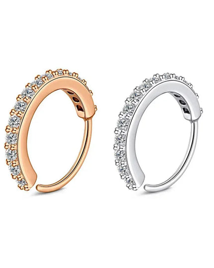 1/2/3pcs Fake Nose Ring For Women Stainless Steel Round Cartilage Tragus Helix Ear Nose Piercing Falso Nariz Body Jewelry