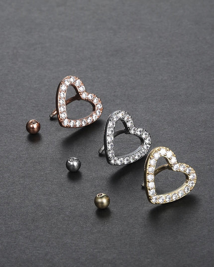 1PC Stainless Steel Belly Button Piercing Body Jewelry Women Cubic Zirconia Drop Dangle Earring Navel Piercing ombligo