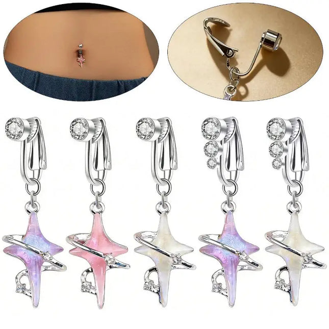 Belly Button Navel Piercing Navel Women Dangling Body Navel Jewelry Belly Button Rings Charm