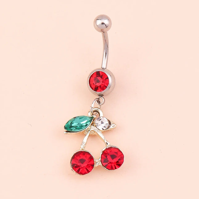 Cute Christmas Tree Belly Button Rings for Women Sexy Piercing Body Jewelry Navel Rings Girls Party Festival Jewelry Gifts