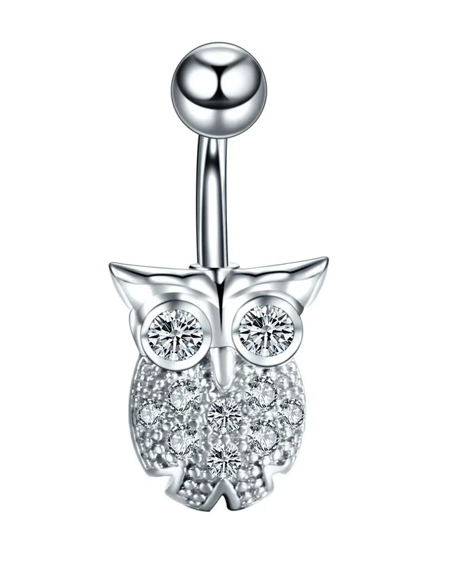 1Pc Surgical Steel Belly Button Ring Navel Nombril Piercing CZ Belly Ring Sexy Women Belly Piercing Body Jewelry Ombligo 14G