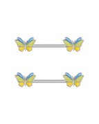 2791-SR / Nipple Rings / body|Moon