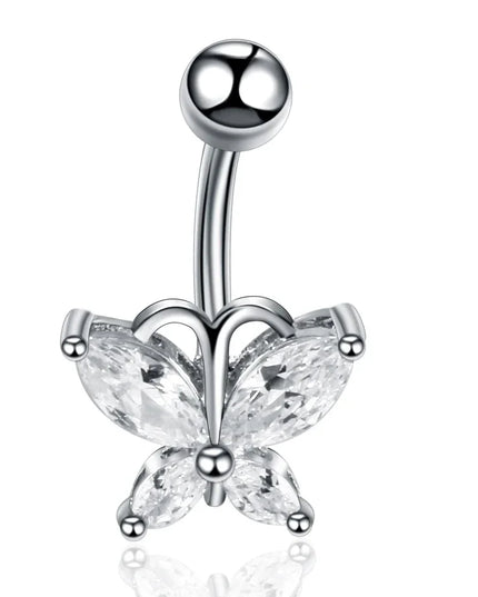 1Pc Surgical Steel Belly Button Ring Navel Nombril Piercing CZ Belly Ring Sexy Women Belly Piercing Body Jewelry Ombligo 14G