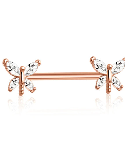 1 Pair Heart Barbell Nipple Ring Piercing Helix Piercing Sexy Nipple Jewelry High Quality Zircon Nipple Rings For Women Oreja