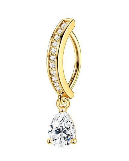 Pink Butterfly Belly Button Piercing Jewelry Women Cz Navel Barbell Fashion Crystal Reverse Curved Belly Rings Piercing Ombligo