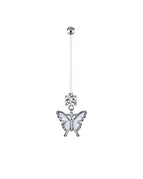 Curved barbell / Navel & Bell Button Rings / Surface and Dermal|Style 10