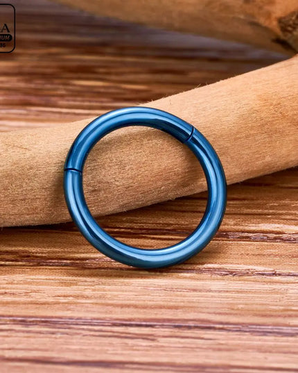Nose Rings G23 Titanium Lip Ring For Women And Men Piercing Jewelry Hoop Earrings Mixed Color Body Clips Hinged