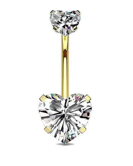 Elegant 14G Stainless Steel Belly Button Ring Set for Women Sparkling Cubic Zirconia Pearl Inlays for Daily Wear Navel Jewelry