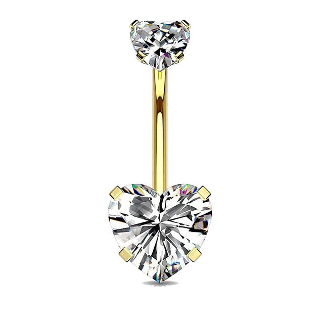 Elegant 14G Stainless Steel Belly Button Ring Set for Women Sparkling Cubic Zirconia Pearl Inlays for Daily Wear Navel Jewelry