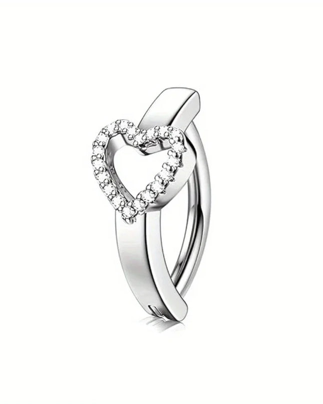 Bobisty 1Pc Surgical Steel Navel Rings Heart Butterfly Belly Button Piercing Reverse Navel Barbell Rings Piercing Jewelry