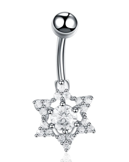 1Pc Surgical Steel Belly Button Ring Navel Nombril Piercing CZ Belly Ring Sexy Women Belly Piercing Body Jewelry Ombligo 14G