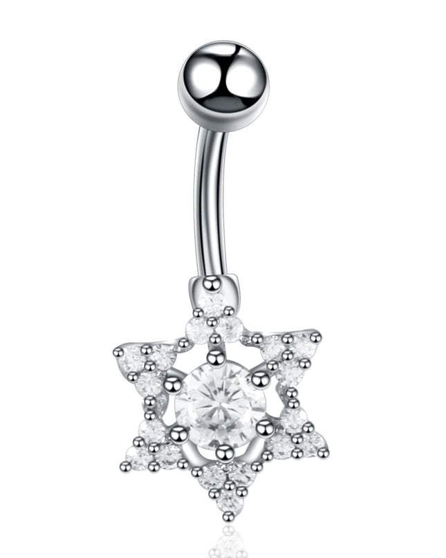 1Pc Surgical Steel Belly Button Ring Navel Nombril Piercing CZ Belly Ring Sexy Women Belly Piercing Body Jewelry Ombligo 14G