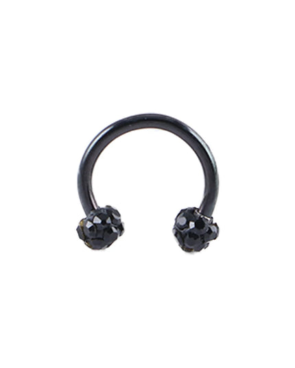 Nose Cuff Punk Gifts Men Earrings Diamond Septum Rings Piercing Nose Ring Body Jewelry Stainless Steel