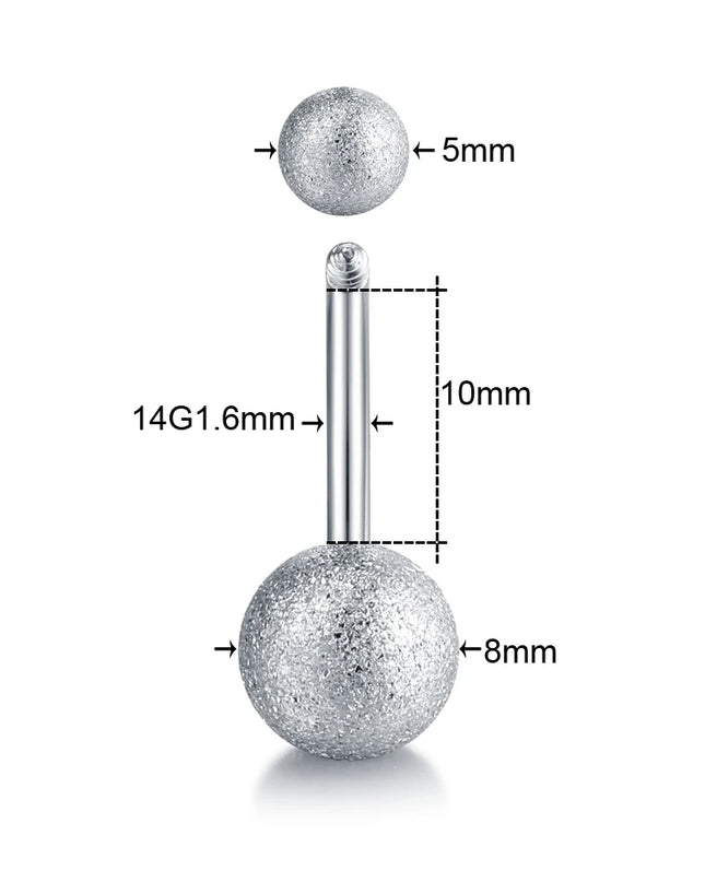 1PC Belly Button Piercing Crystal Ball Butterfly Navel Piercing Stainless Steel Belly Button Ring Cartilage Earring Jewelry