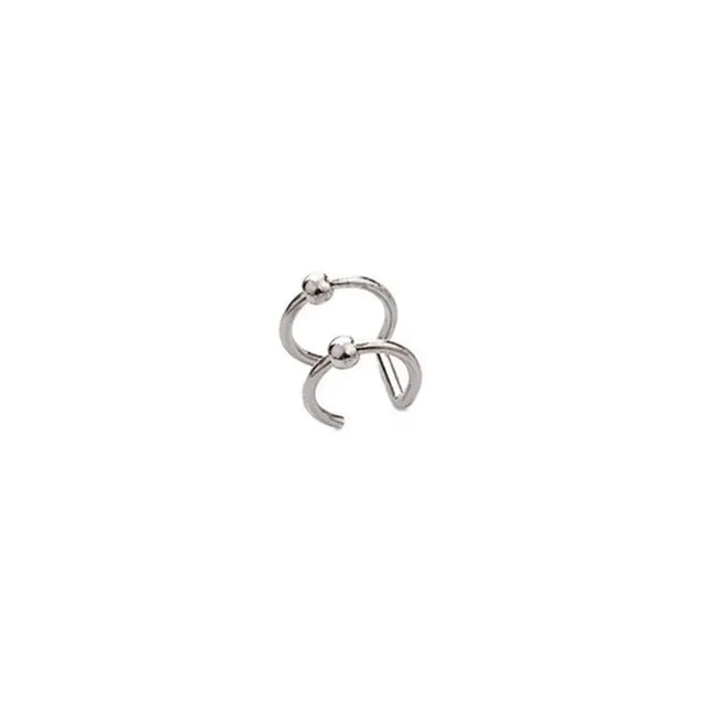 Women Lips Rings Medical Titanium Steel Nose Ring Fake Nose Ring Septum Piercing Clip on Mouth Ring Fake Piercing Body Clip Hoop