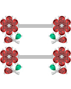 2858-SR / Nipple Rings / body|Heart