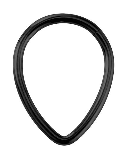 Drip nose Ring Fashion stainless steel closed ring Hinge nasal septum ear bone multi-purpose ring piercing jewelry