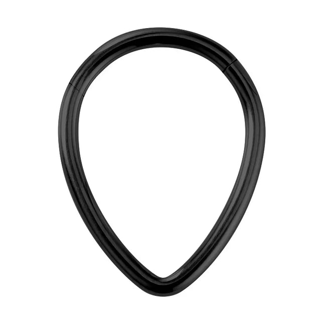 Drip nose Ring Fashion stainless steel closed ring Hinge nasal septum ear bone multi-purpose ring piercing jewelry
