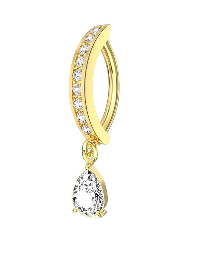 1PCS Heart Crystal Belly Button Rings For Women Fashion Reverse Belly Piercing Buckle Butterfly Navel Barbell Body Jewelry Gift