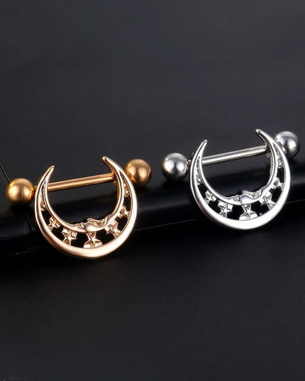 Sexy Nipple Ring Stainless Steel Zircon U Shape Barbell Nipple Studs Piercing Helix Piercing Body Papillary nail Jewelry