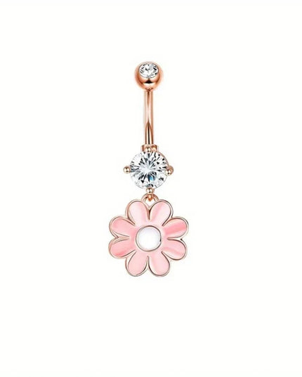 BESTEEL Belly Button Rings Stainless Steel Nipple Rings 14G Navel Barbell Belly Piercing Nipple Piercing Jewelry for Women